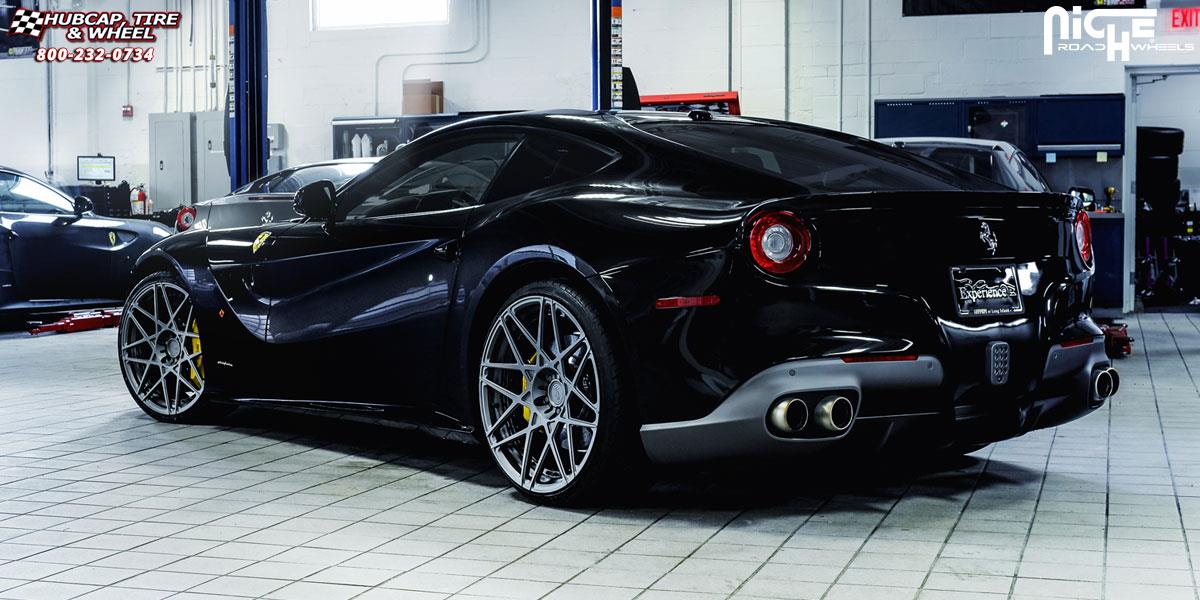 vehicle gallery/ferrari f12 niche alpine 21x9  Anthracite wheels and rims