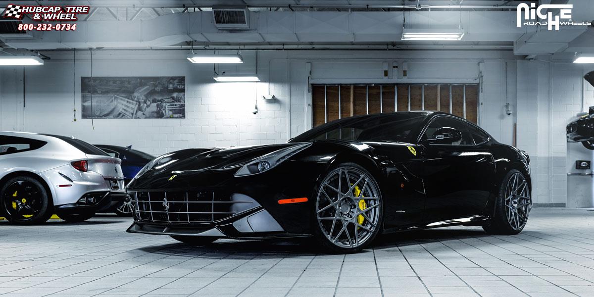 vehicle gallery/ferrari f12 niche alpine 21x9  Anthracite wheels and rims