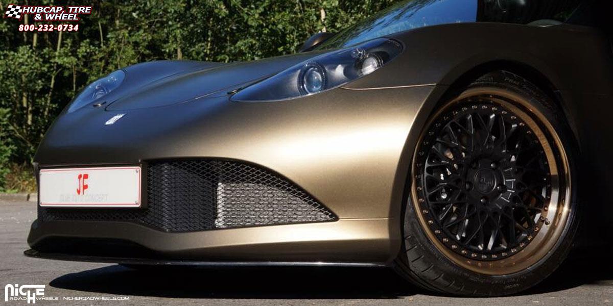 vehicle gallery/artega scalo niche citrine 19x85  Matte Black | Hi Luster Polish - Bronze Lip wheels and rims