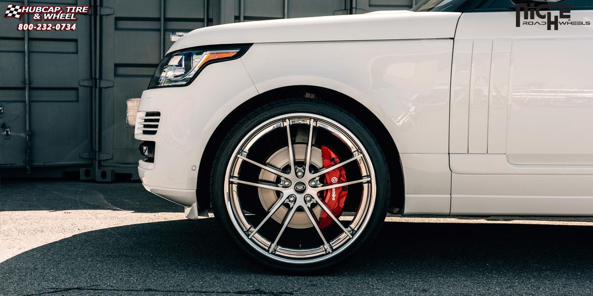 vehicle gallery/land rover range rover niche enyo 24x10  Brushed windows w/ hi luster polished face | hi luster polished lip wheels and rims