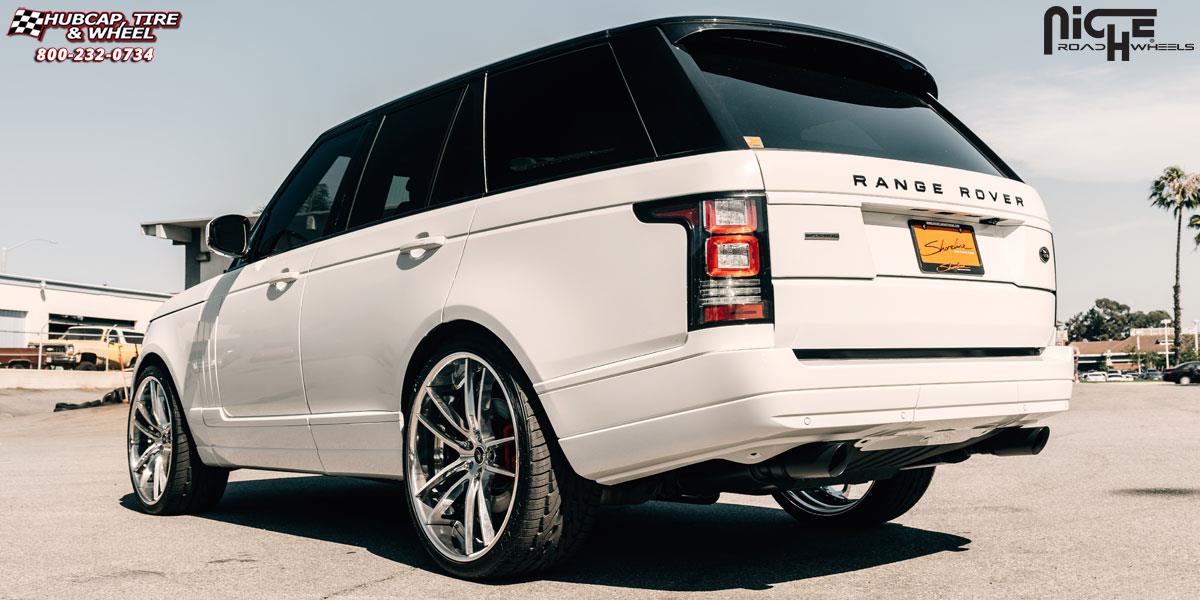 vehicle gallery/land rover range rover niche enyo 24x10  Brushed windows w/ hi luster polished face | hi luster polished lip wheels and rims