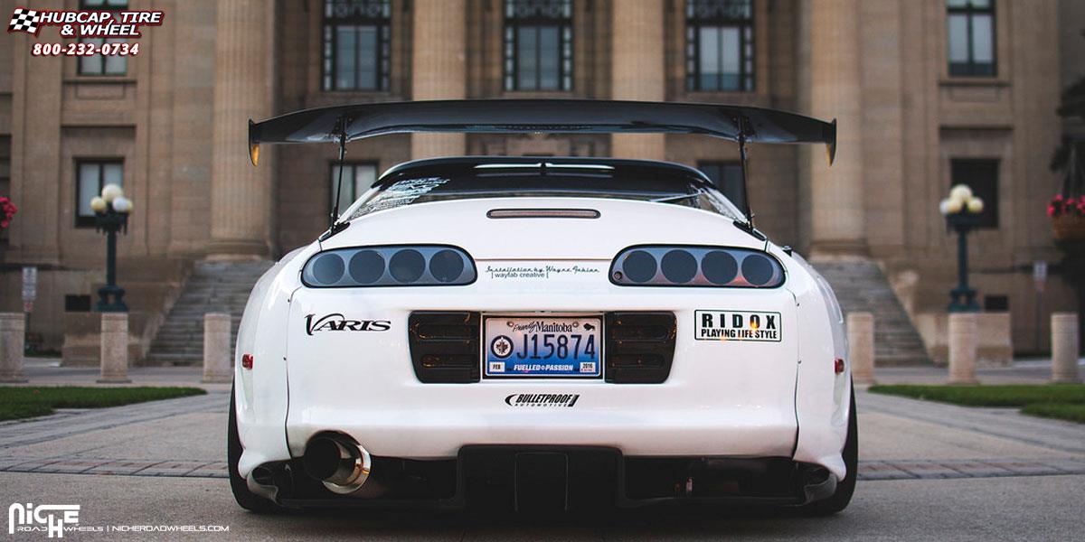 vehicle gallery/toyota supra niche grand prix 19x10 Gold wheels and rims