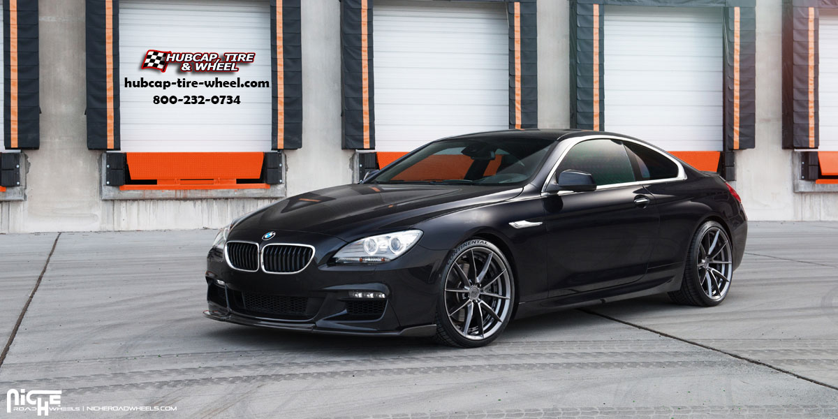 vehicle gallery/bmw 650i niche m197 sector 20  Gloss Anthracite wheels and rims