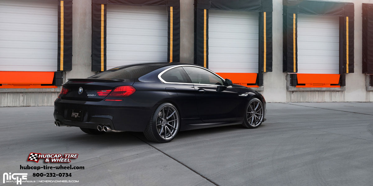 vehicle gallery/bmw 650i niche m197 sector 20  Gloss Anthracite wheels and rims