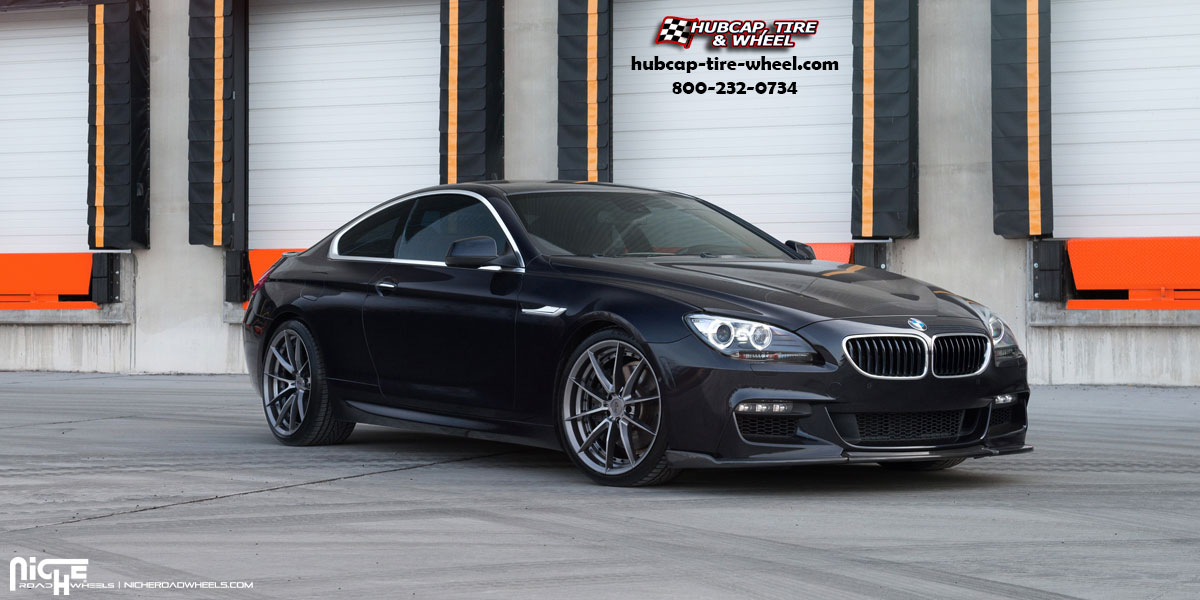 vehicle gallery/bmw 650i niche m197 sector 20  Gloss Anthracite wheels and rims