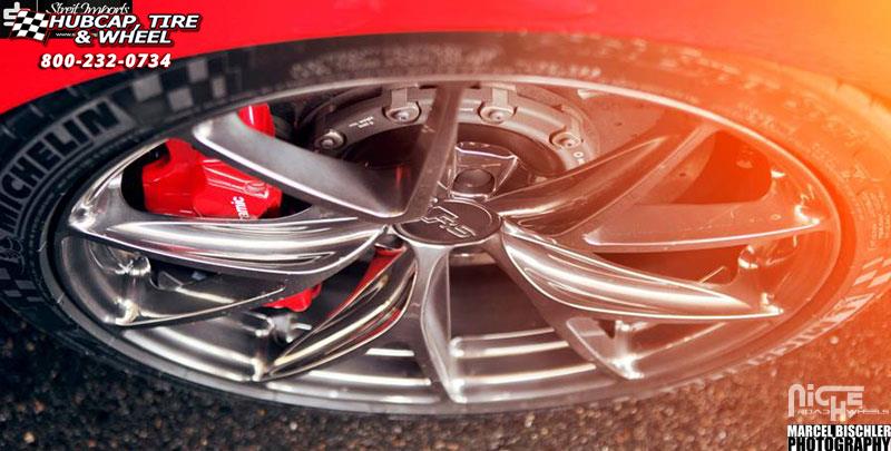 vehicle gallery/audi ttrs niche misano 19x85  Brushed | Gloss DDT wheels and rims