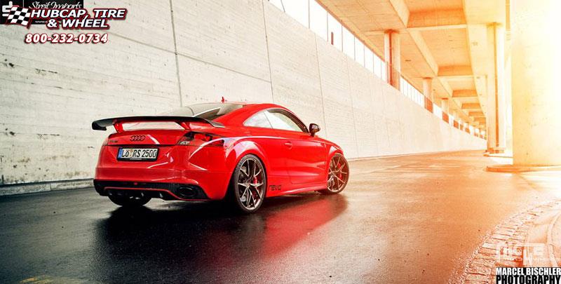 vehicle gallery/audi ttrs niche misano 19x85  Brushed | Gloss DDT wheels and rims