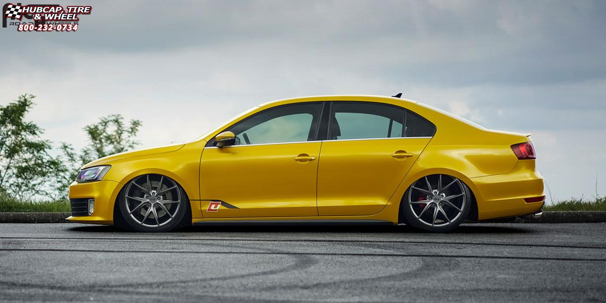 vehicle gallery/volkswagen mk6 gli niche misano m116 19x85  Anthracite wheels and rims