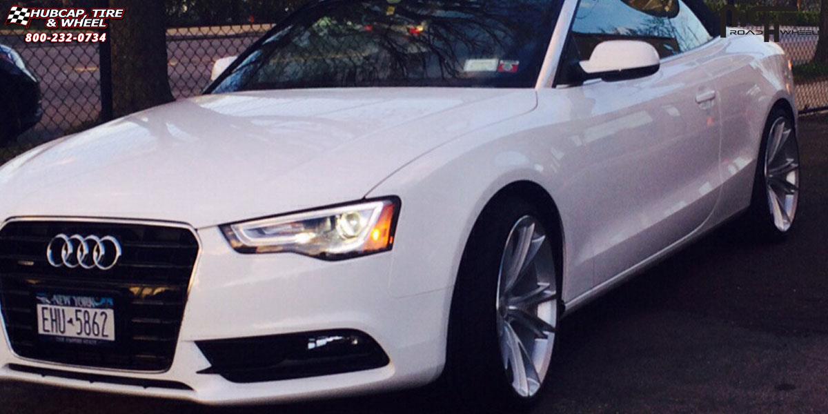 vehicle gallery/audi s5 niche ritz m143 20x105  Silver & Machined wheels and rims