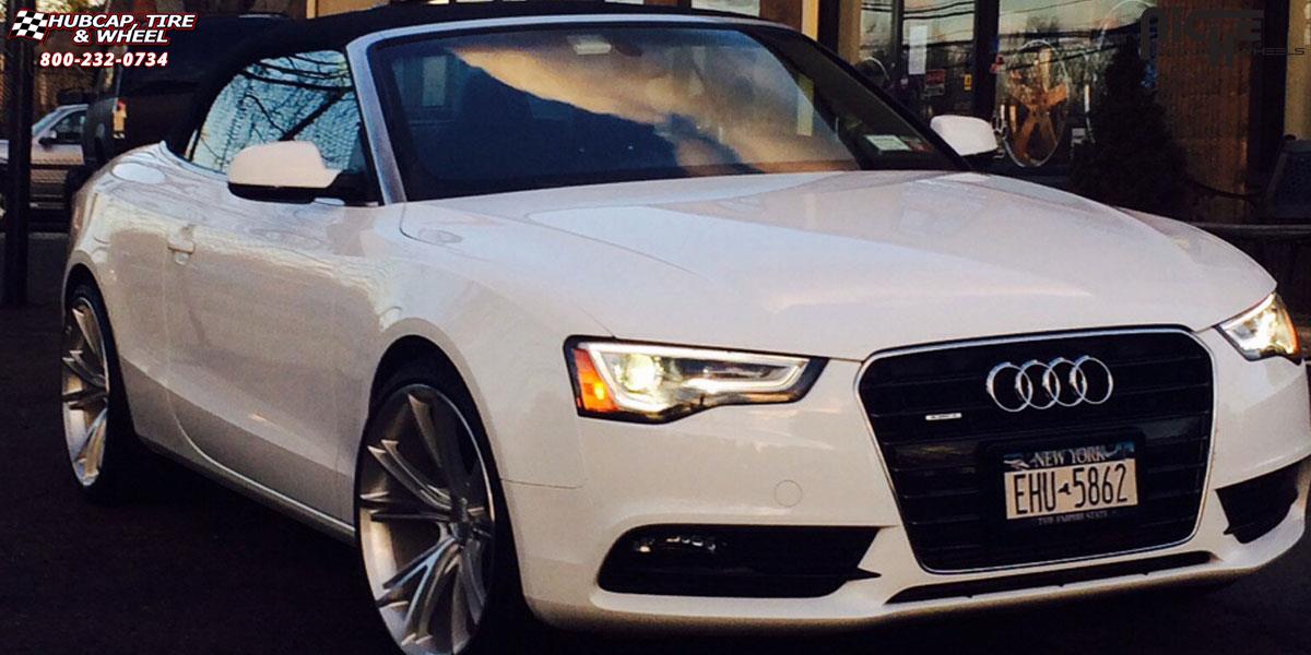 vehicle gallery/audi s5 niche ritz m143 20x105  Silver & Machined wheels and rims