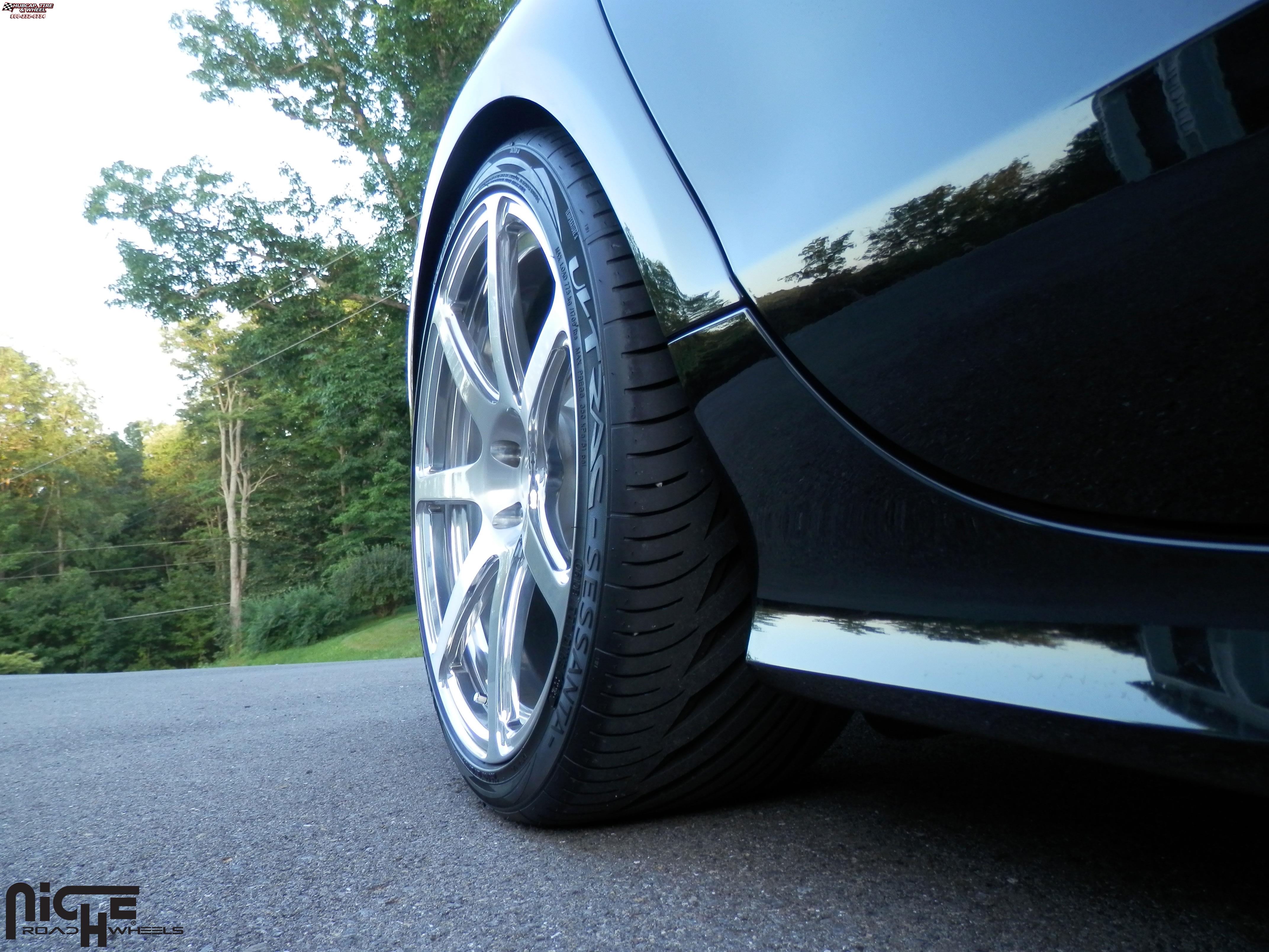 vehicle gallery/audi s7 niche scuderia 7  Brushed Face | Hi Luster Polished Windows | Brushed Barrel wheels and rims