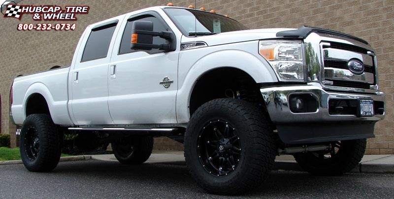 vehicle gallery/ford f 350 fuel hostage d531 20X12  Matte Black wheels and rims