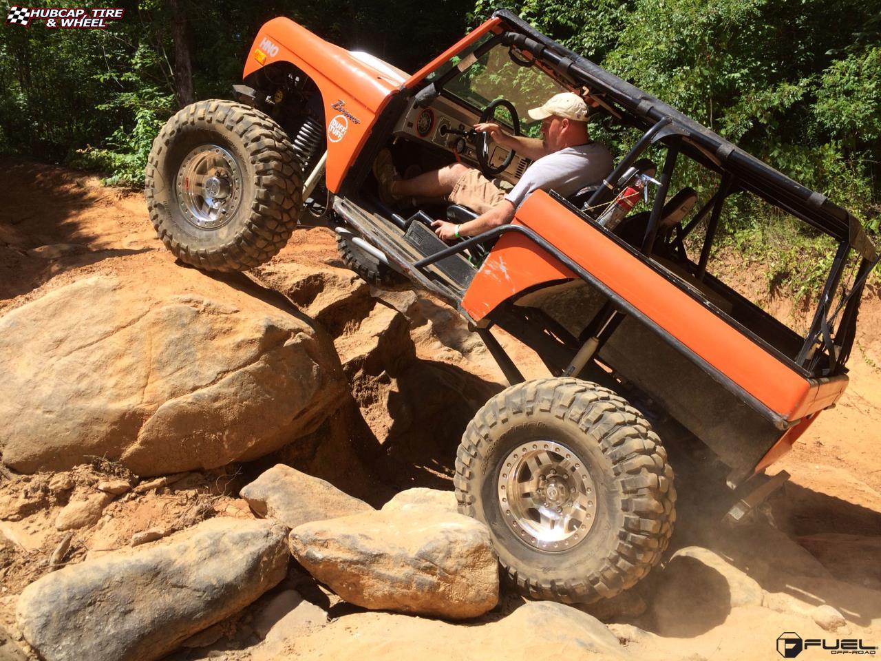 vehicle gallery/ford bronco fuel anza beadlock d116 17X9  Raw Machined wheels and rims