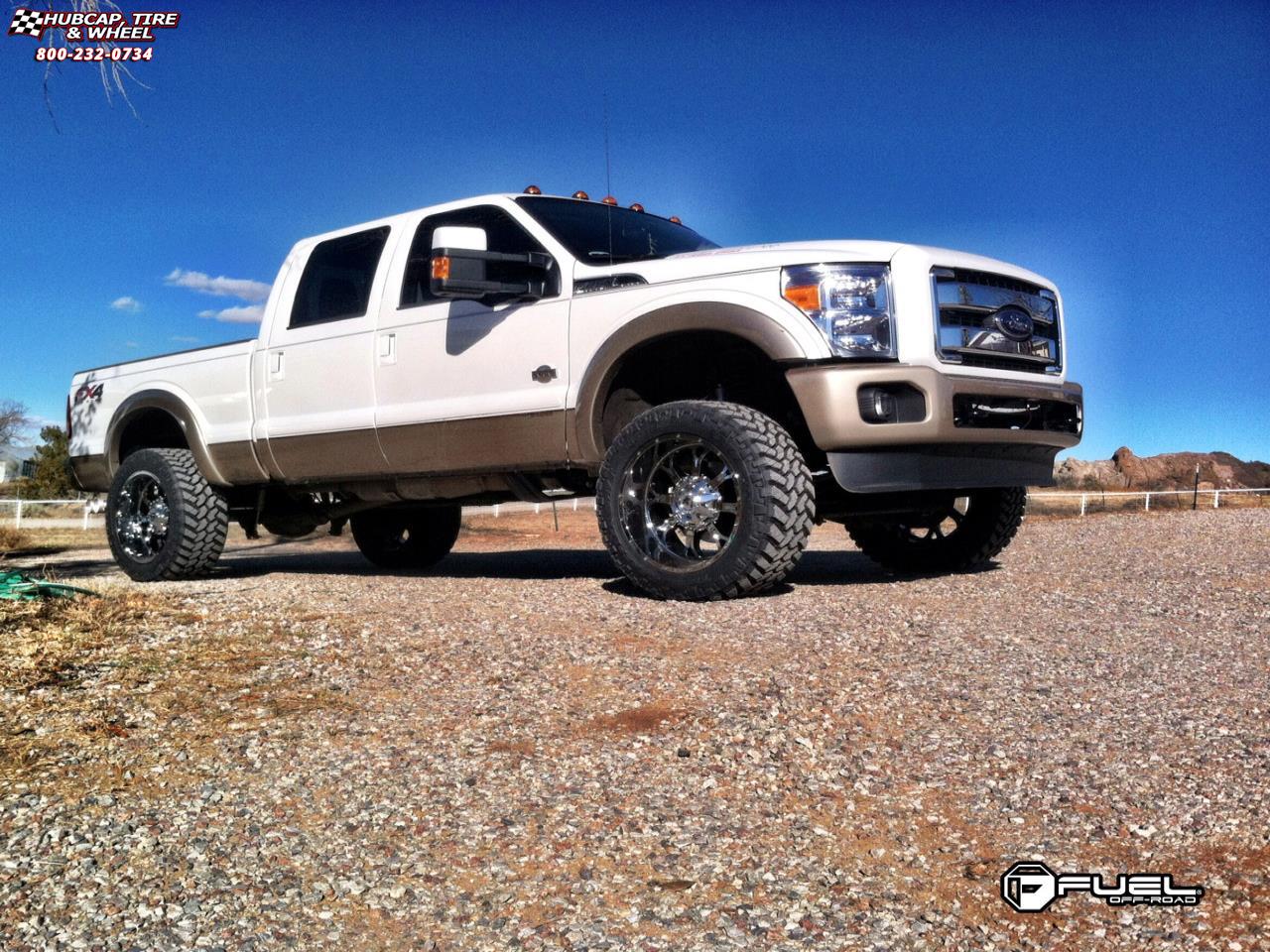 vehicle gallery/ford f 250 fuel krank d516 0X0  Chrome wheels and rims