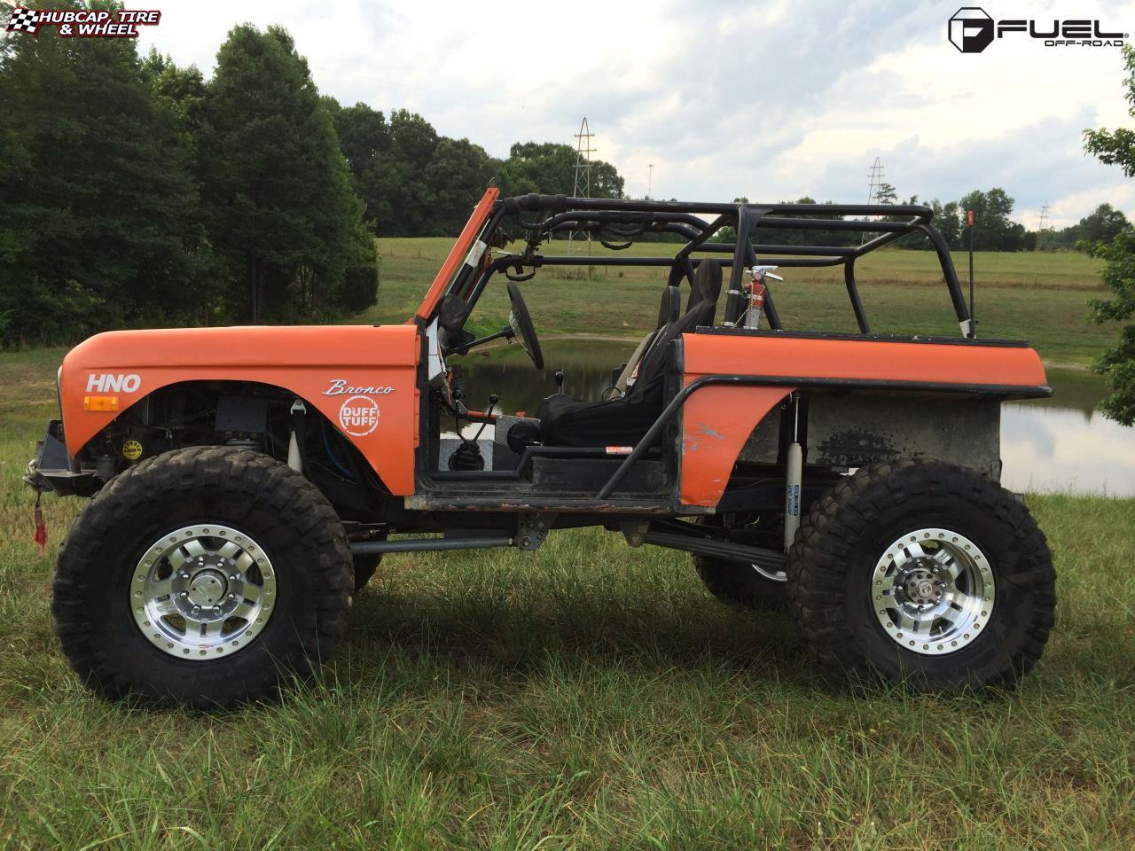 vehicle gallery/ford bronco fuel anza beadlock d116 17X9  Raw Machined wheels and rims