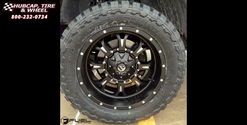 vehicle gallery/ford f 150 fuel krank d517 0X0  Matte Black & Milled wheels and rims