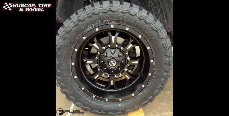 vehicle gallery/ford f 150 fuel krank d517 0X0  Matte Black & Milled wheels and rims