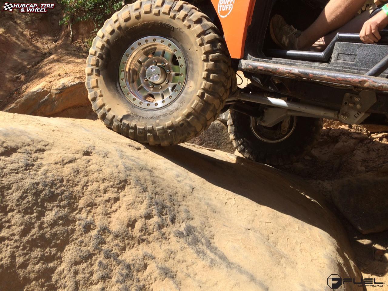 vehicle gallery/ford bronco fuel anza beadlock d116 17X9  Raw Machined wheels and rims