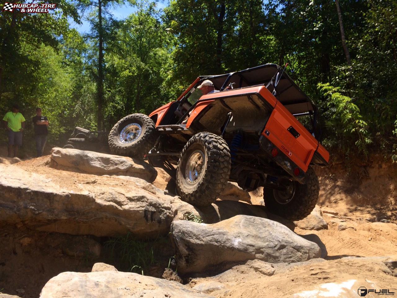 vehicle gallery/ford bronco fuel anza beadlock d116 17X9  Raw Machined wheels and rims