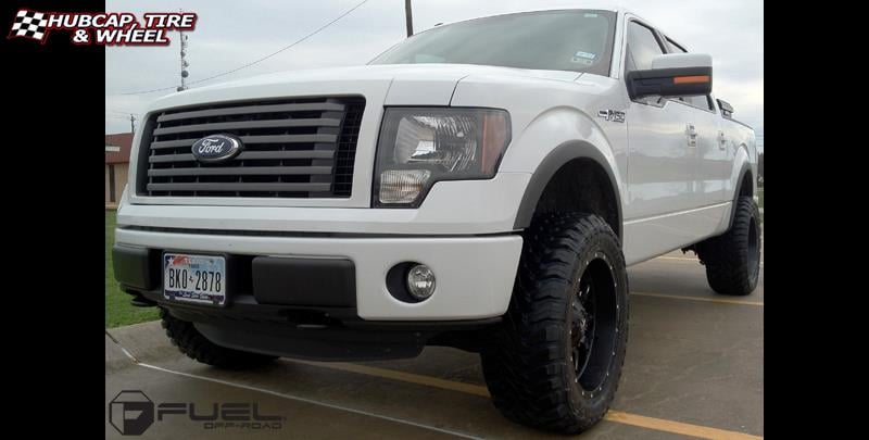 vehicle gallery/ford f 150 fuel krank d517 0X0  Matte Black & Milled wheels and rims