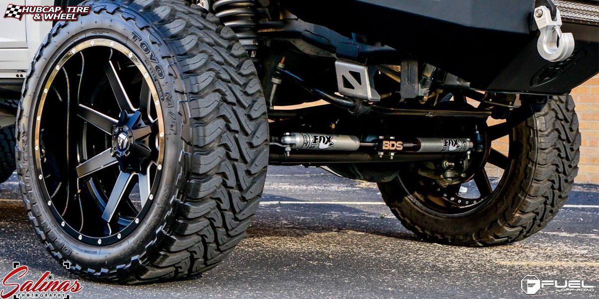 vehicle gallery/dodge ram 3500 fuel maverick dually d262 24X12  Custom wheels and rims