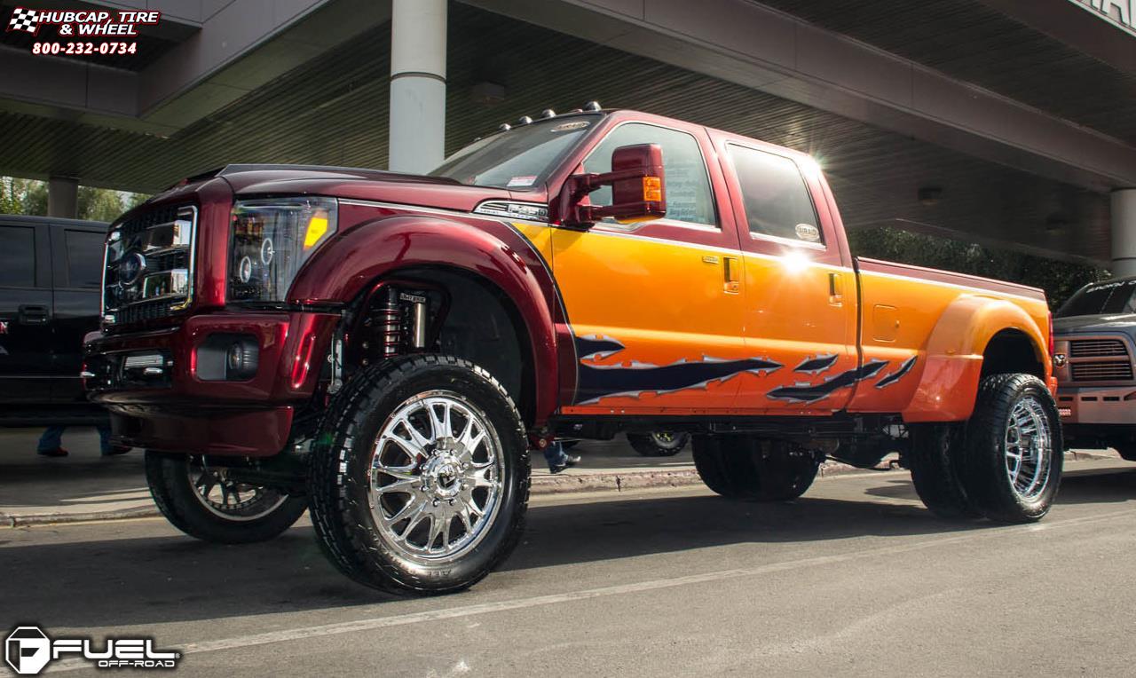 vehicle gallery/ford f 350 dually fuel throttle dually d213 24X9  Custom wheels and rims