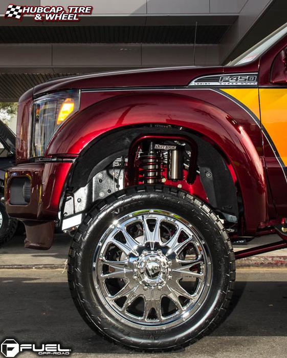vehicle gallery/ford f 350 dually fuel throttle dually d213 24X9  Custom wheels and rims