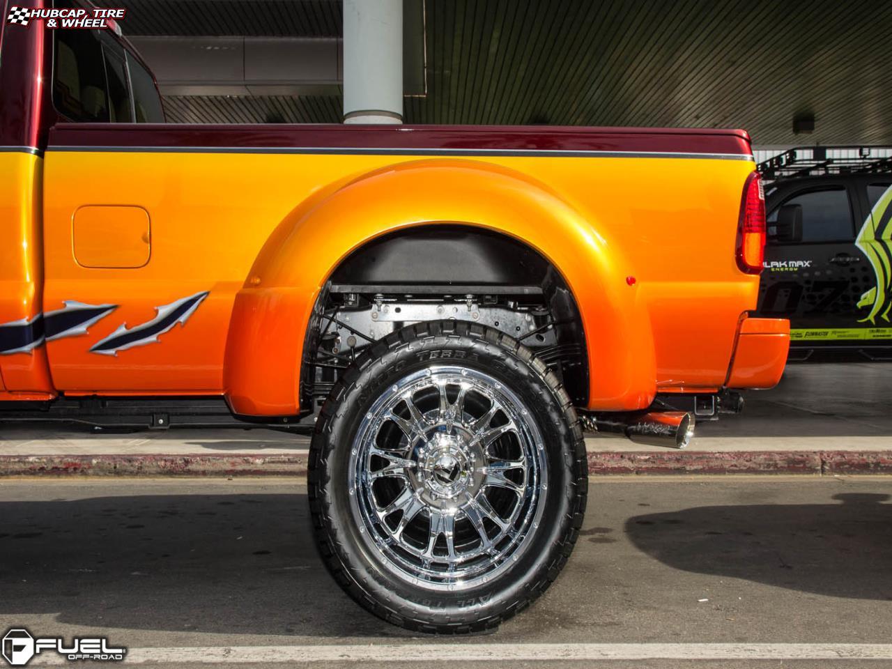 vehicle gallery/ford f 350 dually fuel throttle dually d213 24X9  Custom wheels and rims