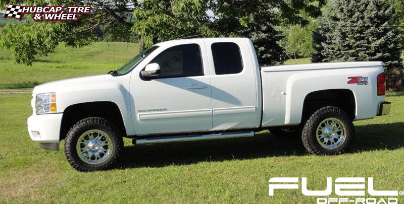 vehicle gallery/chevrolet silverado fuel throttle d512 0X0  Chrome wheels and rims