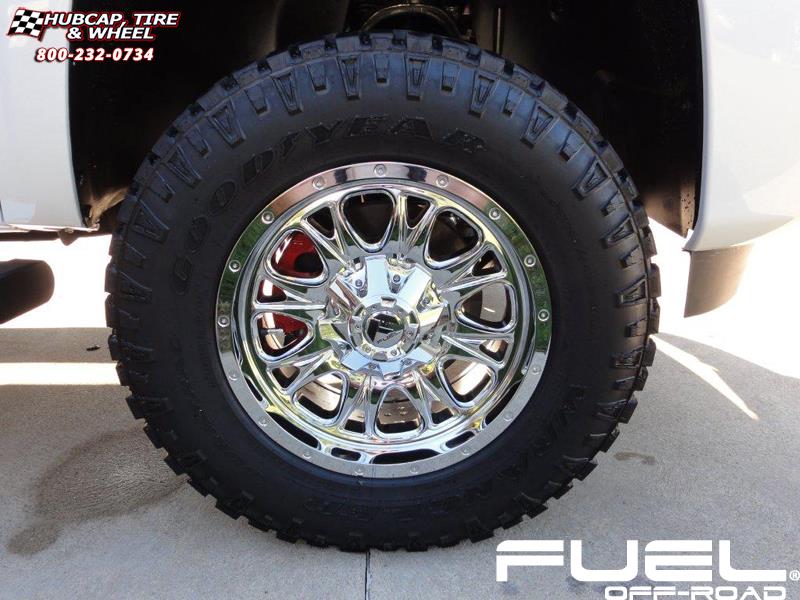 vehicle gallery/chevrolet silverado fuel throttle d512 0X0  Chrome wheels and rims