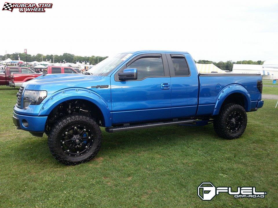 vehicle gallery/ford f 150 fuel hostage d531 0X0  Matte Black wheels and rims