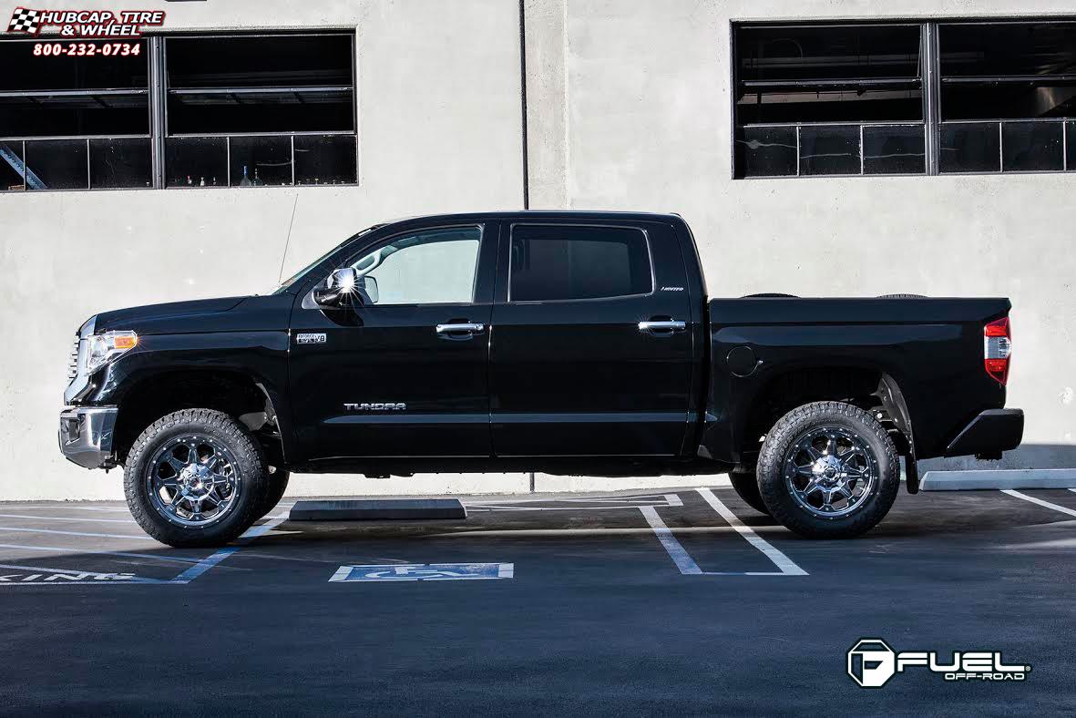 vehicle gallery/toyota tundra fuel boost d533 0X0  PVD Chrome wheels and rims