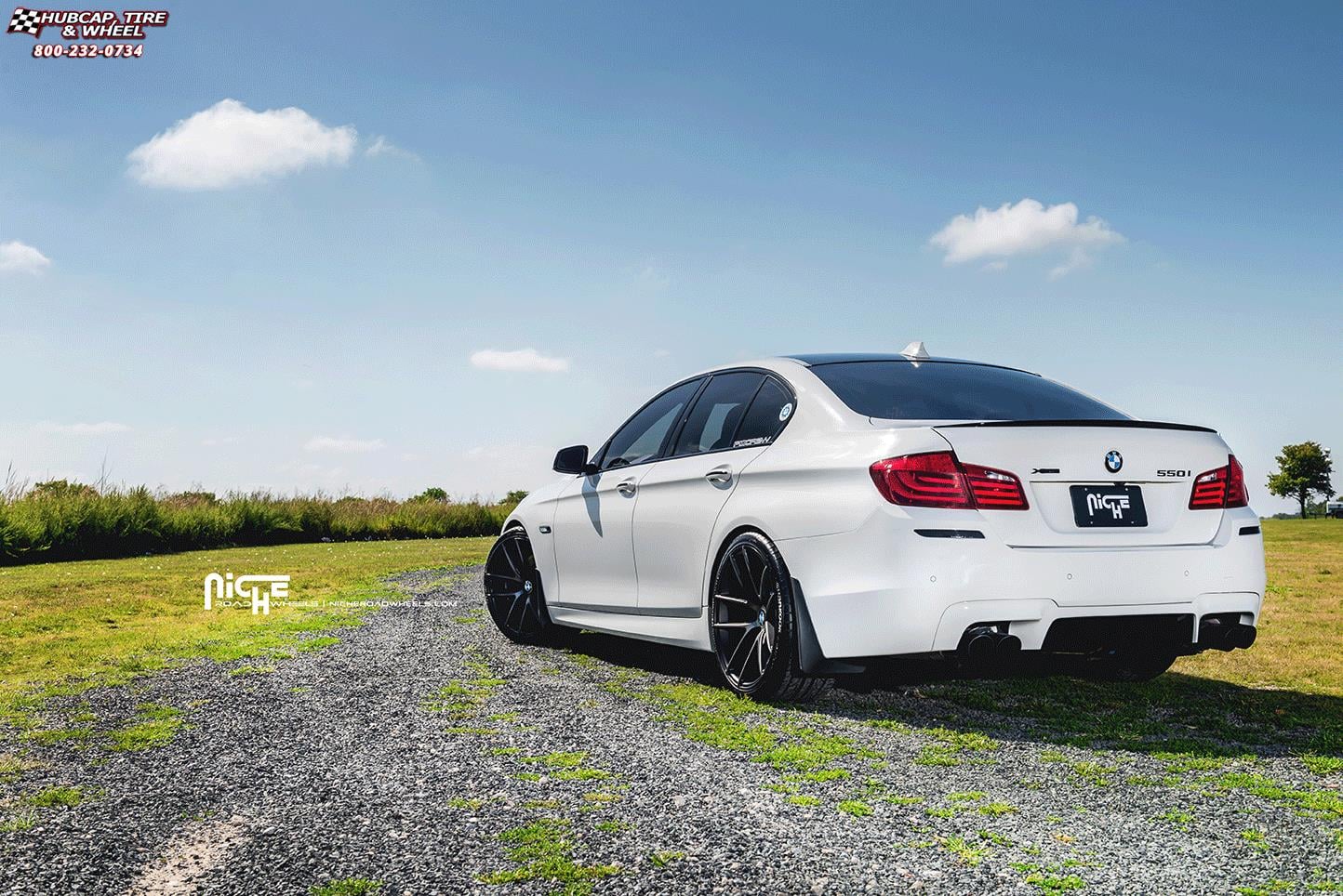 vehicle gallery/bmw 550i niche targa m129 20x10  Anthracite wheels and rims