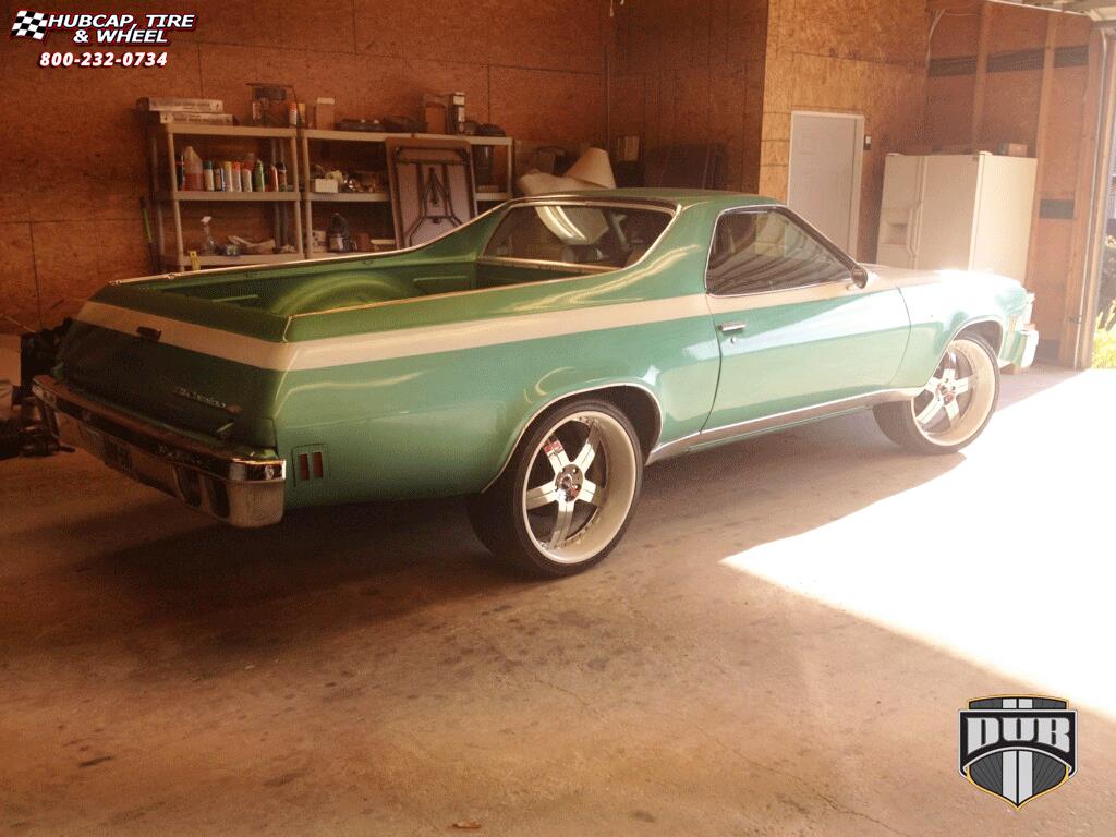 vehicle gallery/chevrolet el camino dub x 23  Black & Milled wheels and rims