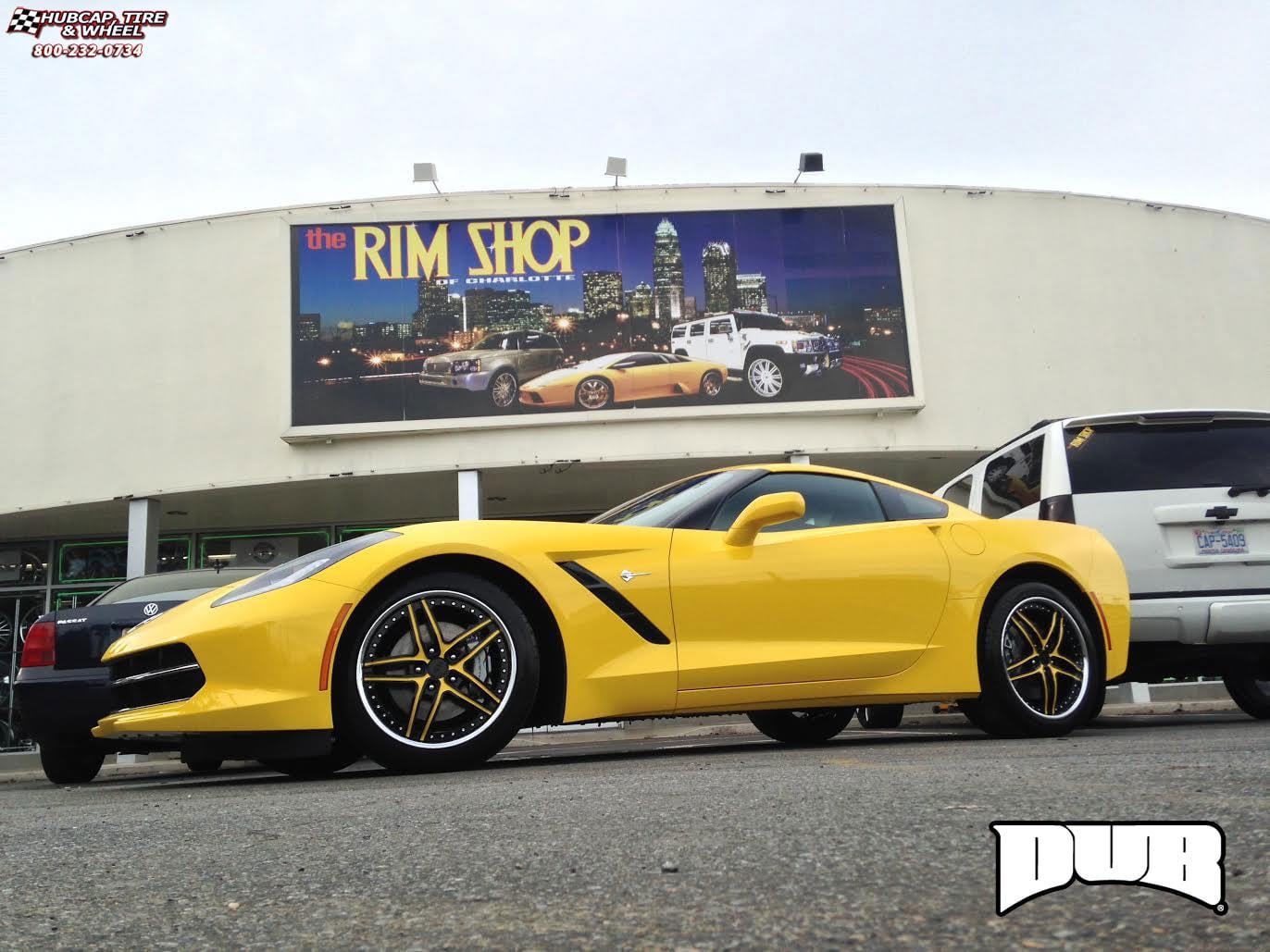 vehicle gallery/chevrolet corvette dub c16 axiom Custom Color Finish wheels and rims