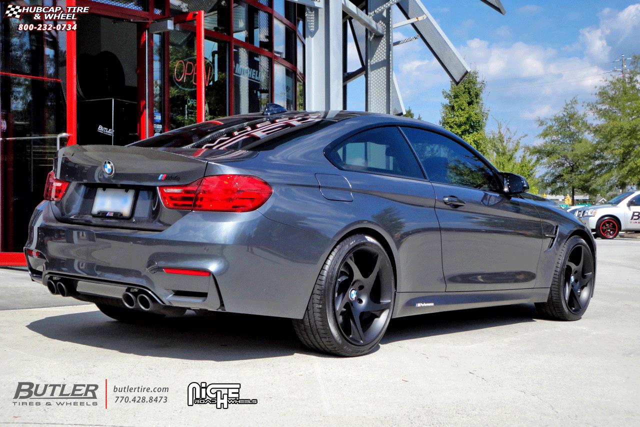 vehicle gallery/bmw m4 niche scope  Black wheels and rims