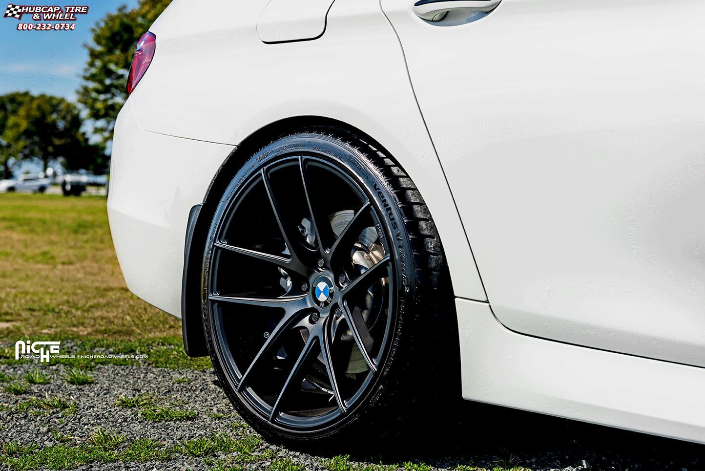 vehicle gallery/bmw 550i niche targa m129 20x10  Anthracite wheels and rims