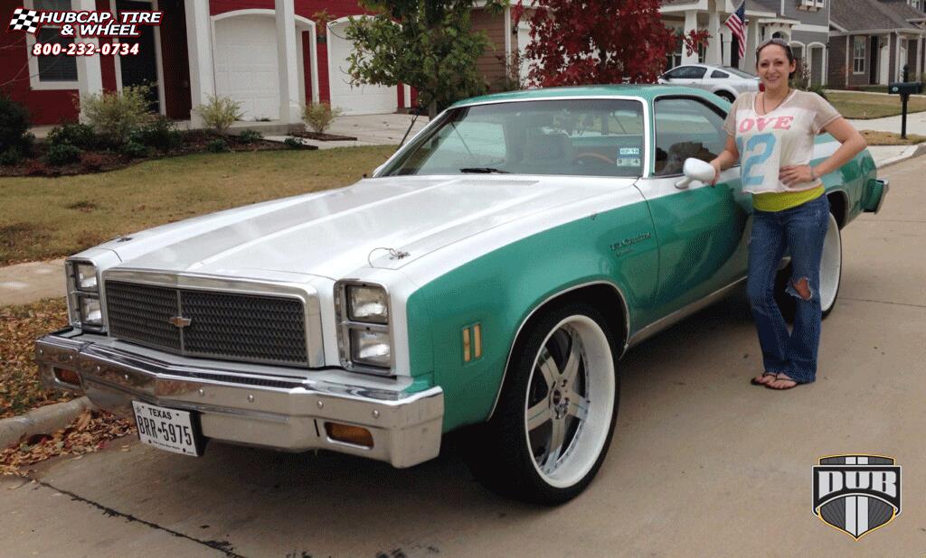 vehicle gallery/chevrolet el camino dub x 23  Black & Milled wheels and rims