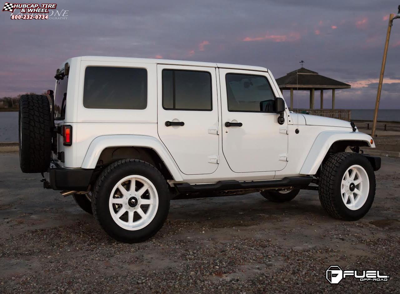 vehicle gallery/jeep wrangler fuel maverick d538 0X0  Black & Milled wheels and rims