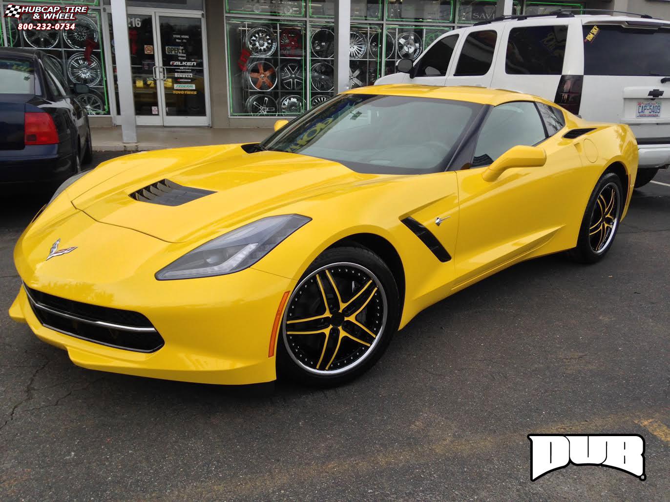 vehicle gallery/chevrolet corvette dub c16 axiom Custom Color Finish wheels and rims