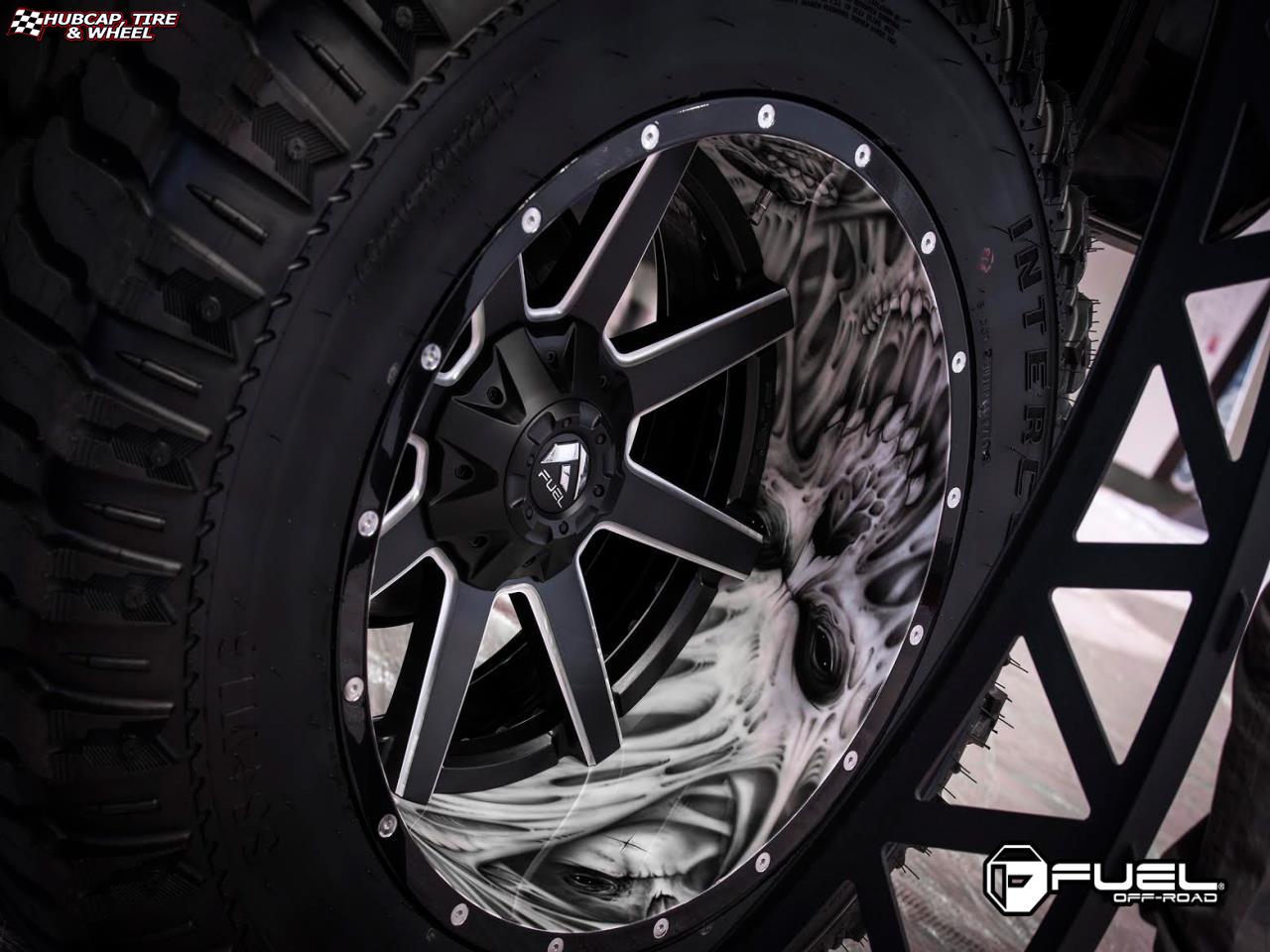 vehicle gallery/chevrolet 2500 hd fuel maverick d262 0X0  Black & Milled wheels and rims