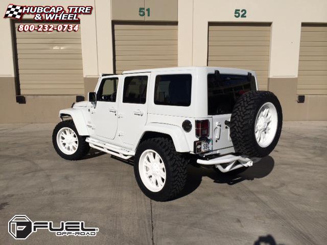 vehicle gallery/jeep wrangler fuel throttle d513 22X9  Matte Black & Milled wheels and rims
