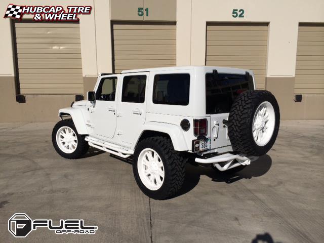 vehicle gallery/jeep wrangler fuel throttle d513 22X9  Matte Black & Milled wheels and rims