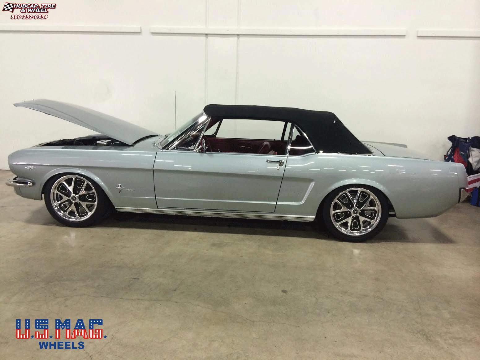 vehicle gallery/ford mustang us mags m one u424 17X7  Polished wheels and rims