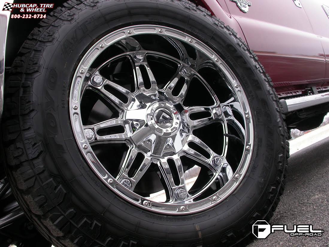 vehicle gallery/ford f 250 fuel hostage d530 20X10  Chrome wheels and rims
