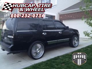 vehicle gallery/lincoln navigator dub s777 bellagio  Chrome wheels and rims