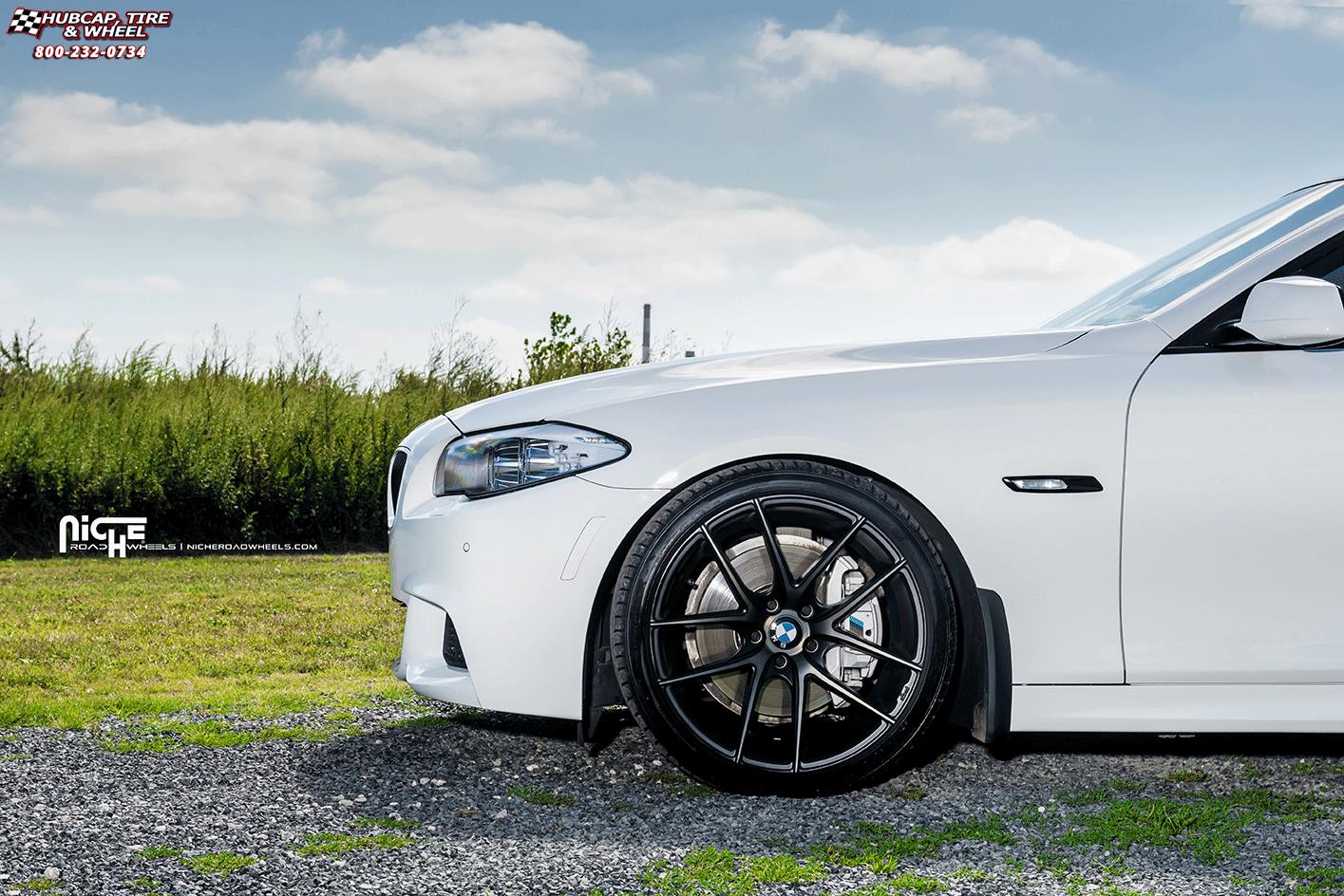 vehicle gallery/bmw 550i niche targa m129 20x10  Anthracite wheels and rims