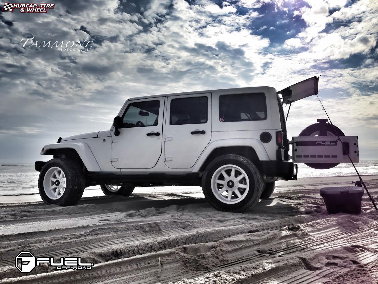 vehicle gallery/jeep wrangler fuel maverick d538 0X0  Black & Milled wheels and rims