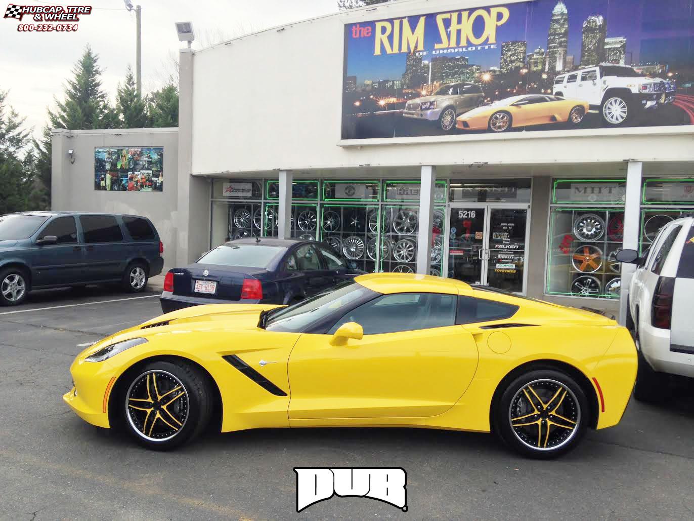 vehicle gallery/chevrolet corvette dub c16 axiom Custom Color Finish wheels and rims