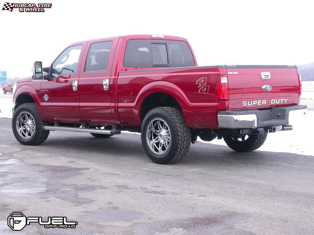 vehicle gallery/ford f 250 fuel hostage d530 20X10  Chrome wheels and rims